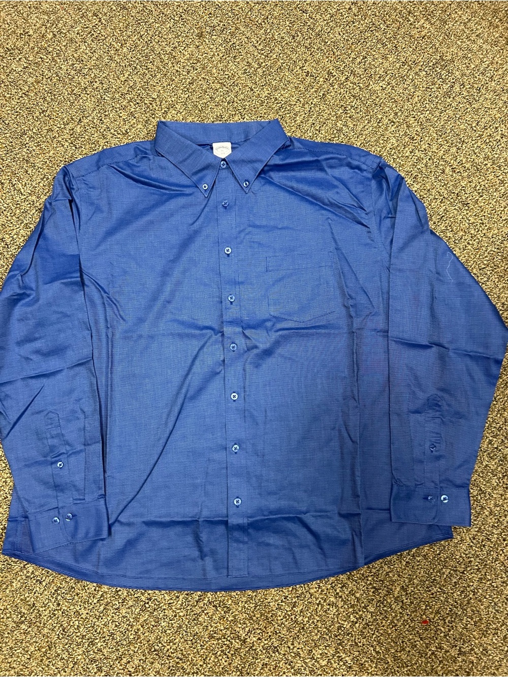 Brooks Brothers Royal Blue Button-Down Dress Shirt